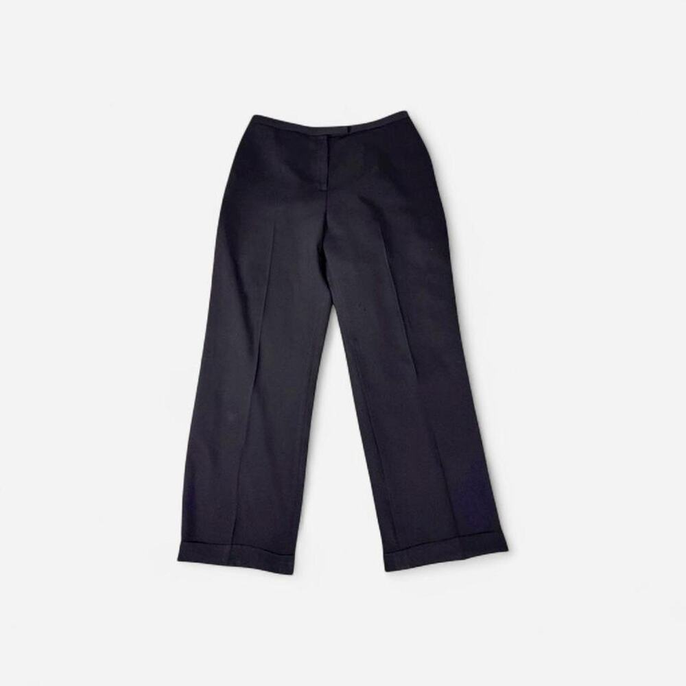 Vintage silky black dress pants size 14P